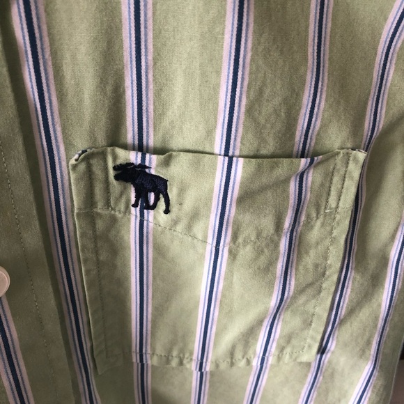 Abercrombie Striped Cotton Button-down Shirt - Picture 3 of 8